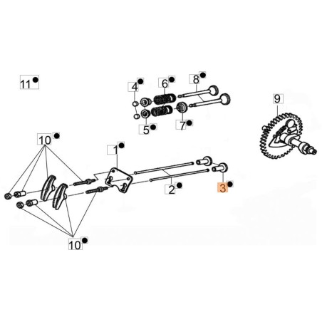 GUIDA ORIGINALE EMAK L66150403 | NewgardenAgri.com