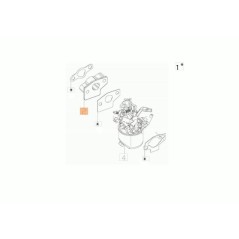 ORIGINAL EMAK THERMAL FLANGE L66151827 | NewgardenAgri.com