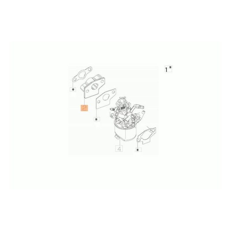 FLANGIA TERMICA ORIGINALE EMAK L66151827