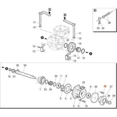 VITE TE FLANG.ZIGR. 8.8 M 8X30 DIN 6921 ZNB(C:10PZ ORIGINALE EMAK 3906063R | NewgardenAgri.com
