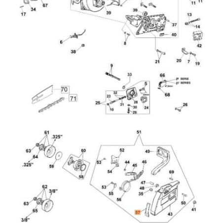 DÉFLECTEUR ORIGINAL EMAK 50010353R | NewgardenAgri.com