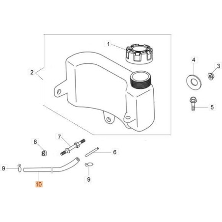 ORIGINAL EMAK FUEL PIPE L66150432 | NewgardenAgri.com