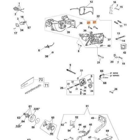 TORNILLO ORIGINAL EMAK 50010301R | NewgardenAgri.com