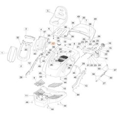 BOUCHON DE COUVERCLE DE TROU D'HUILE D.96 NE (C.5) ORIGINAL EMAK 68130375R | NewgardenAgri.com