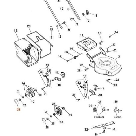COUVERCLE DE ROUE EMAK ORIGINAL 66100126R | NewgardenAgri.com