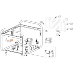 STAFFA FILTRO ARIA ORIGINALE EMAK L66152208 | NewgardenAgri.com