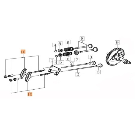 ENGRENAGE D'ÉQUILIBRAGE EMAK ORIGINAL L66152134 | NewgardenAgri.com