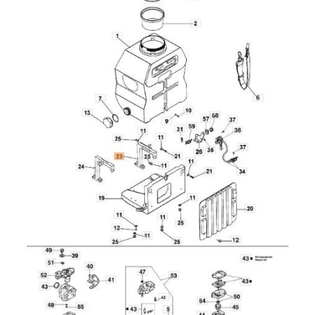 ORIGINAL EMAK-UNTERSTÜTZUNG S0023000 | NewgardenAgri.com