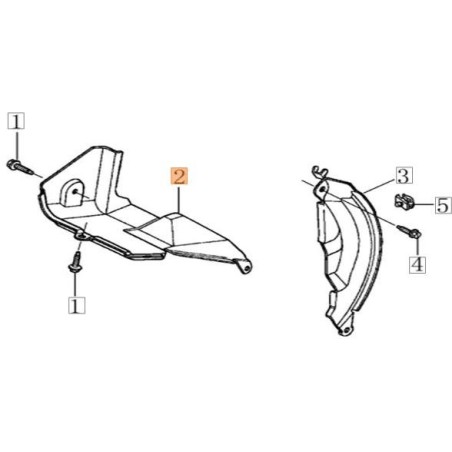 DEFLECTOR ORIGINAL EMAK L66152136 | NewgardenAgri.com