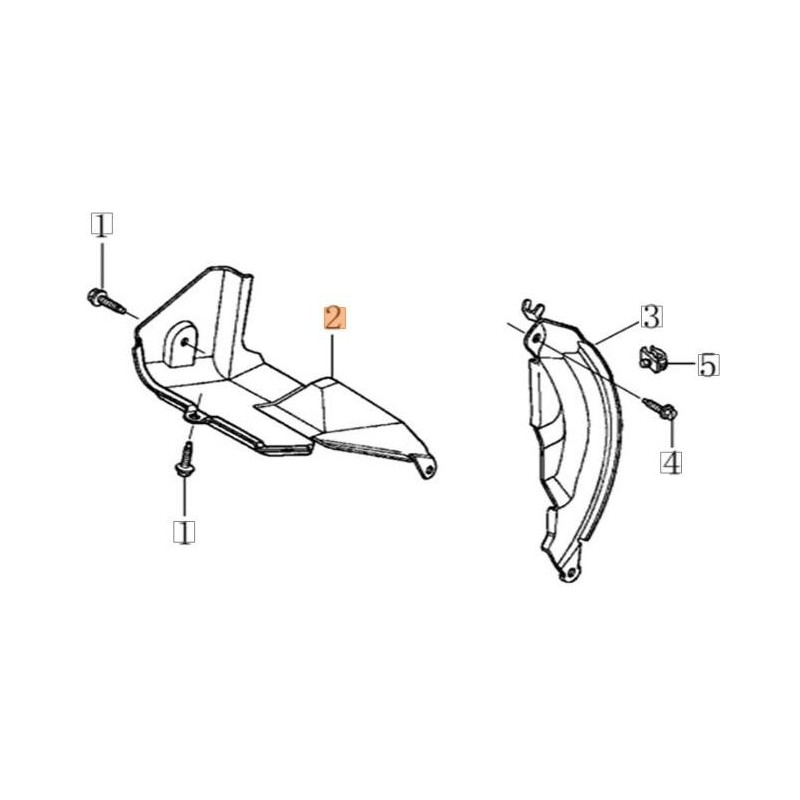 DÉFLECTEUR ORIGINAL EMAK L66152248
