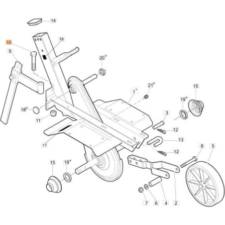 ORIGINAL EMAK YN6433110 SCREW | NewgardenAgri.com