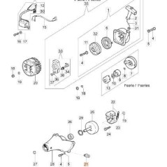 DISPOSITIF DE FIXATION DE GAINE EMAK ORIGINAL 4197011R | NewgardenAgri.com