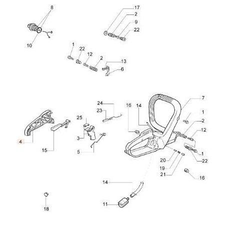 ORIGINAL EMAK-ABDECKUNG 50050214AR | NewgardenAgri.com