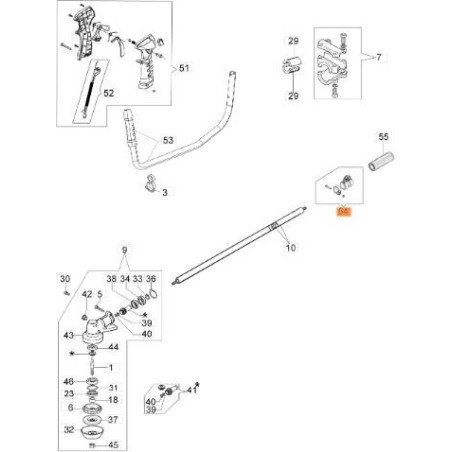 UNITÉ DE SUPPORT D.28 COMPLÈTE POUR COURROIES EMAK ORIGINALES BF000140R | NewgardenAgri.com