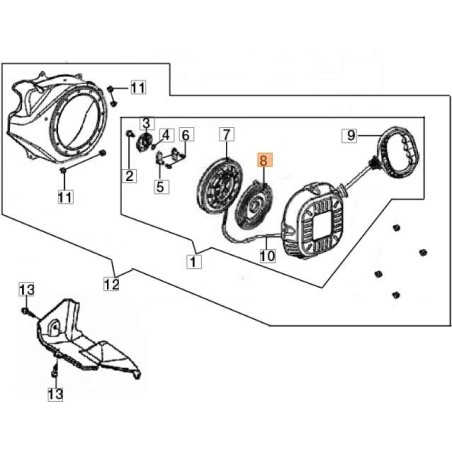 ORIGINAL STARTER SPRING EMAK L66150336 | NewgardenAgri.com
