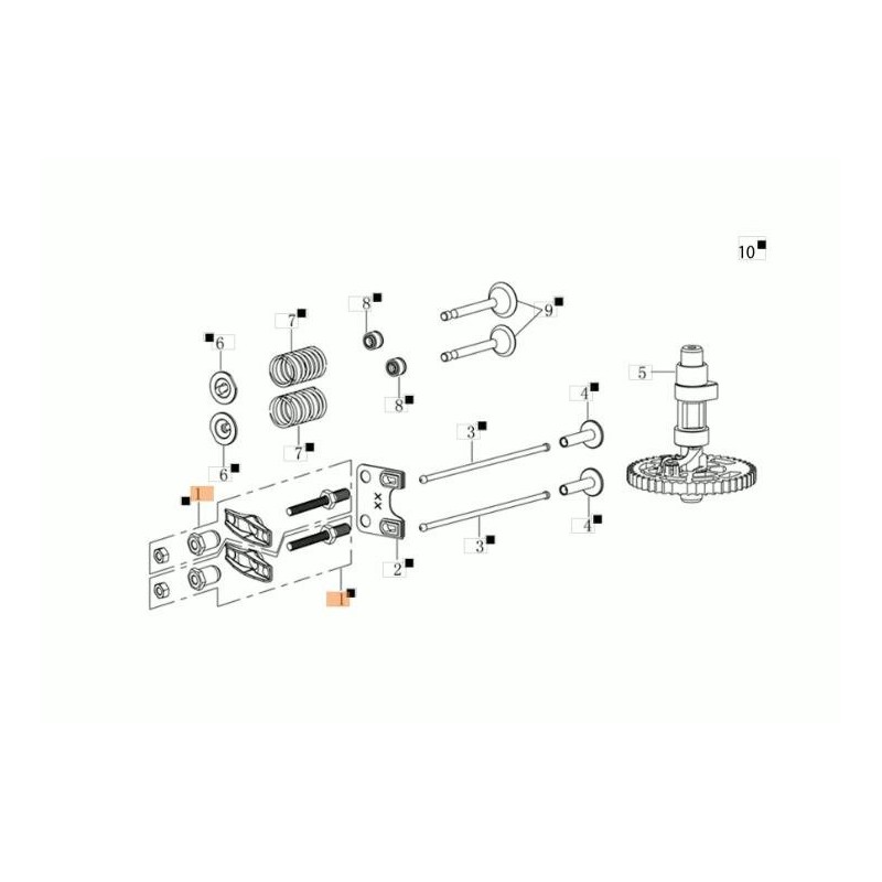 ORIGINAL EMAK MOTOR VENTIL AUSGLEICHSZAHNRAD L66151545