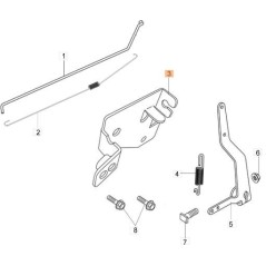 ORIGINAL EMAK COMPLETE LEVER L66150733 | NewgardenAgri.com