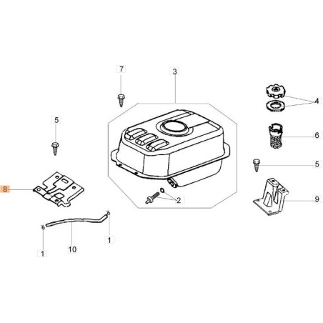 ACCESSOIRE EMAK ORIGINAL L66150306 | NewgardenAgri.com