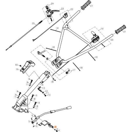 SOPORTE EMAK ORIGINAL L66150936 | NewgardenAgri.com