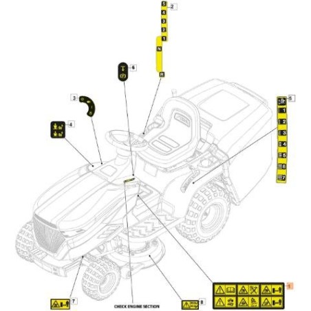 ÉTIQUETTE EMAK ORIGINALE G114361553E1 | NewgardenAgri.com