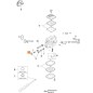 REGISTRIERSCHRAUBE 102-4039 VERGASER ORIGINAL EMAK 2318108