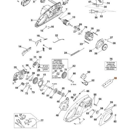 KIT TENDEUR DE CHAÎNE ORIGINAL EMAK 011500462 | NewgardenAgri.com
