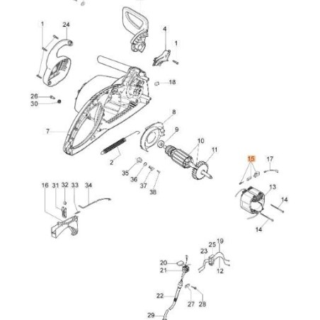 SPAZZOLA COMPLETA ORIGINALE EMAK 51020104R | NewgardenAgri.com