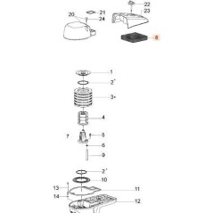 FILTRO ARIA ORIGINALE EMAK 52020270R | NewgardenAgri.com