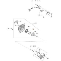 POLEA DE ARRANQUE ORIGINAL EMAK 50070050AR | NewgardenAgri.com