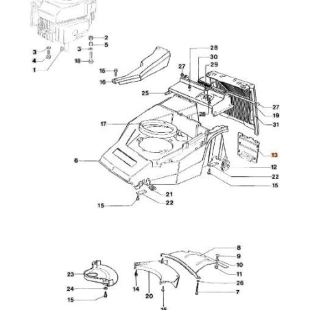 COUVERCLE EMAK ORIGINAL 8201030R | NewgardenAgri.com