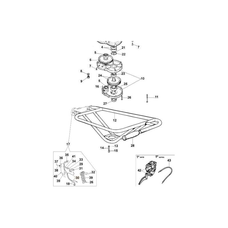 Cable del acelerador EMAK original 4190016R