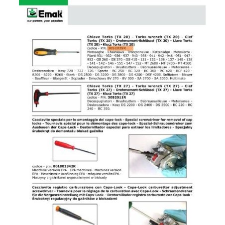 CACCIAVITE ORIGINALE EMAK 3052029R | NewgardenAgri.com