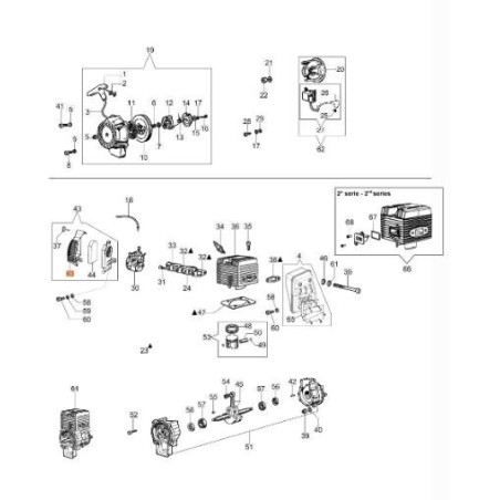 LEVIER COMPLET ORIGINAL EMAK L66151168 | NewgardenAgri.com