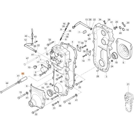 ORIGINAL SPACER EMAK F1370444 | NewgardenAgri.com