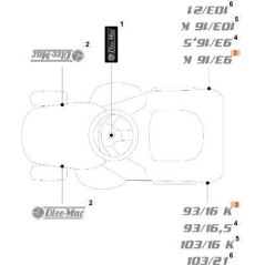 ÉTIQUETTE EMAK ORIGINALE G114371149E0 | NewgardenAgri.com