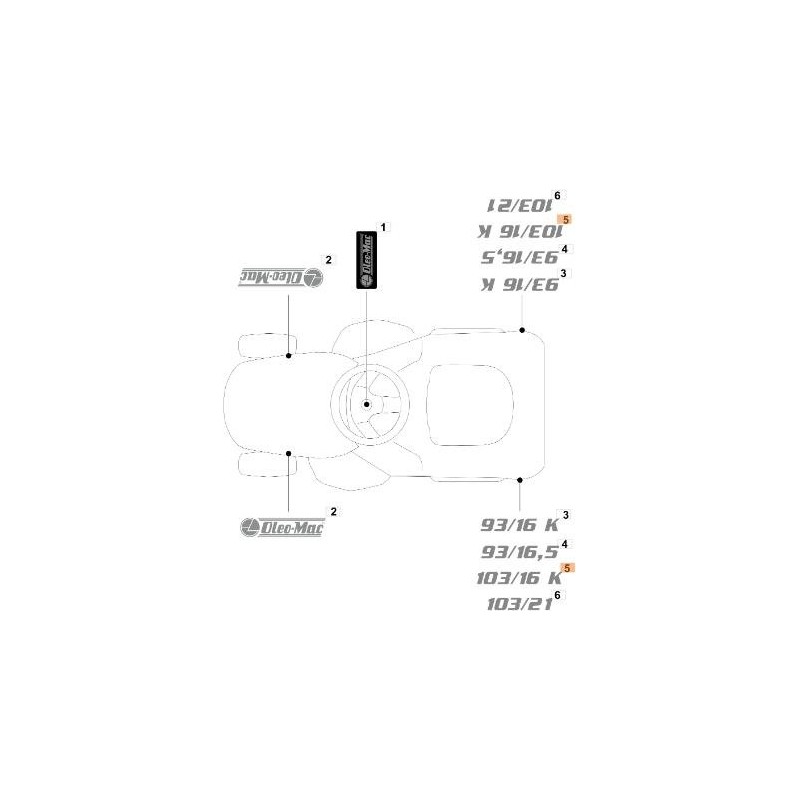 ETIQUETA ORIGINAL EMAK G114371151E0