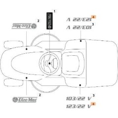ÉTIQUETTE EMAK ORIGINALE G114371154E0 | NewgardenAgri.com