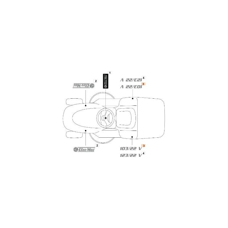 ETICHETTA ORIGINALE EMAK G114371153E0