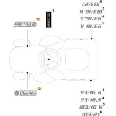 ÉTIQUETTE EMAK ORIGINALE G114371146E0 | NewgardenAgri.com