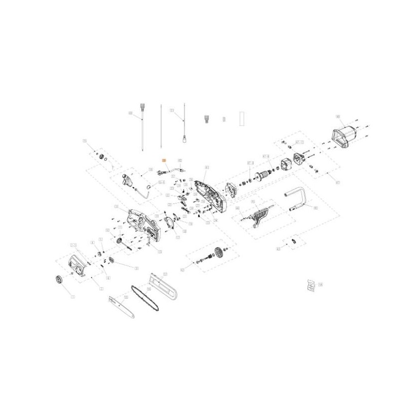 CORDON D'ALIMENTATION D'ORIGINE EMAK YT000324R