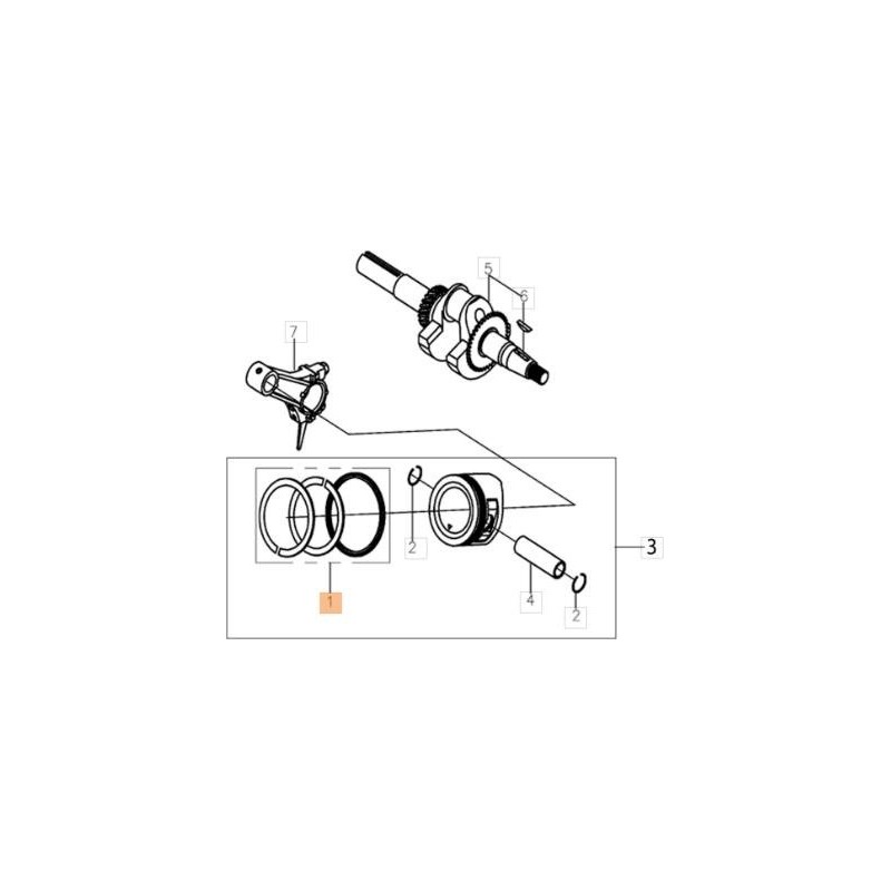 KIT SEGMENTI ORIGINALE EMAK L66151620