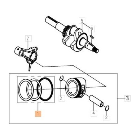 KIT DE SEGMENTOS EMAK ORIGINAL L66151620 | NewgardenAgri.com