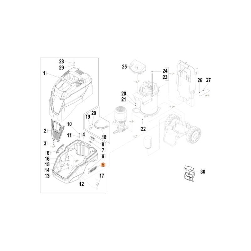 ORIGINAL EMAK GRILLE CH04020610