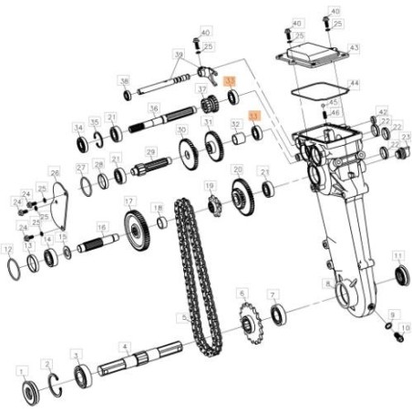 Rodamiento de bolas 15x32x09 6002 original EMAK L66150870 | NewgardenAgri.com