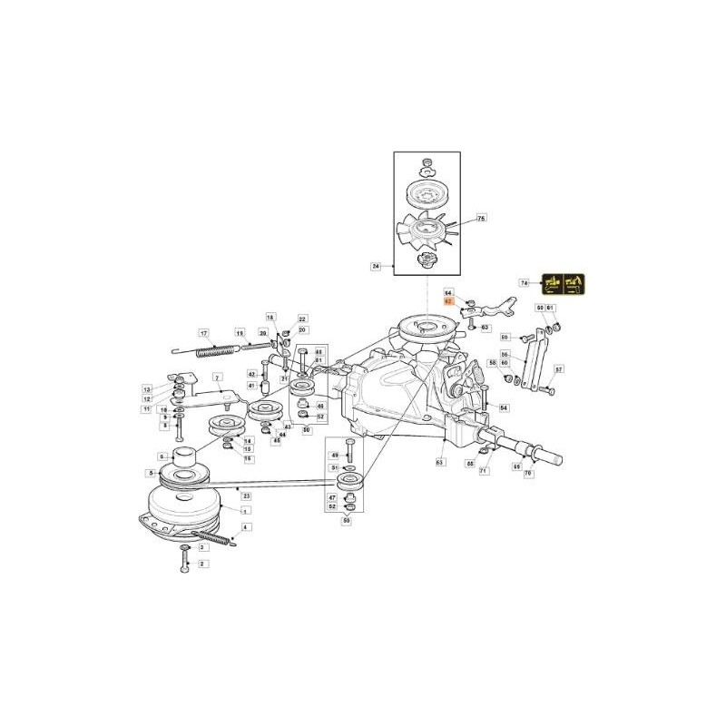 LEVIER EMAK ORIGINAL G325318253E0