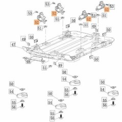 ORIGINAL EMAK ANTI-VIBRATION SUPPORT L66152557 | NewgardenAgri.com