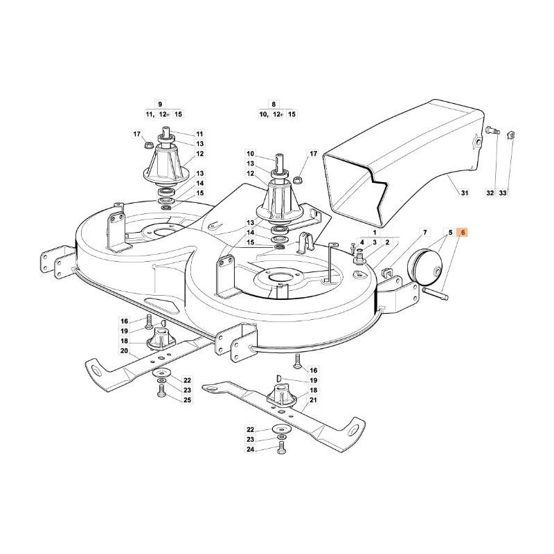 PERNO ORIGINALE EMAK G125510006E0