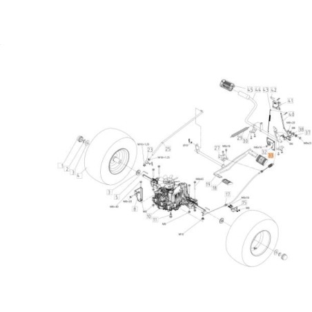 CUBIERTA DE SOPORTE DELANTERO ORIGINAL EMAK TS000251R | NewgardenAgri.com