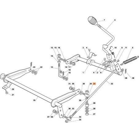 PIN ORIGINAL EMAK G125510007E2 | NewgardenAgri.com