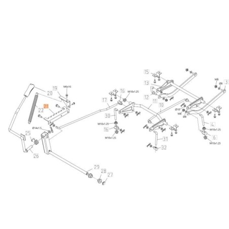 SOPORTE ORIGINAL EMAK TS000030R | NewgardenAgri.com